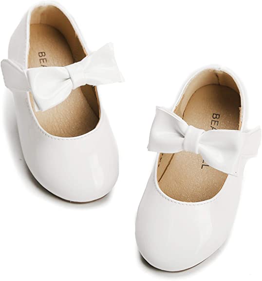 Felix & Flora Girls' Shoes Girl's Ballerina Flat Shoes Mary Jane Dress Shoes (Little/Toddler Girls Shoes/Big Kids)