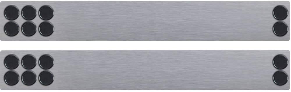 JILoffice Magnetic Strip Bulletin Board Bar, 2 Pieces, 2 x 15 Inch for Office Home and School