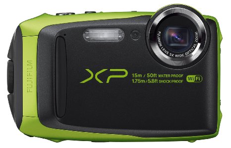 Fujifilm FinePix XP90 Green Waterproof digital camera (Black/Green)