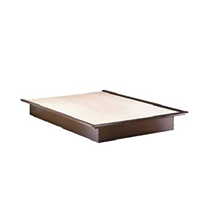 South Shore Furniture Step One Full Platform Bed, Chocolate