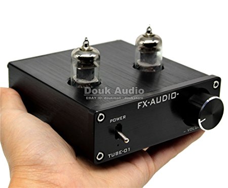Douk Audio Mini 6J1 Valve & Vacuum Tube Pre-Amplifier Stereo HiFi Buffer Preamp