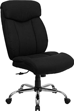 Flash Furniture HERCULES Series Big & Tall 400 lb. Rated Black Fabric Executive Swivel Chair