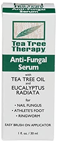 Tea Tree Therapy, Serum Anti Fungal Tea Tree Oil Eucalyptus Radiata, 1 Fl Oz