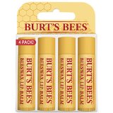 Burts Bees 100 Natural Lip Balm Beeswax 015 oz 4 Count