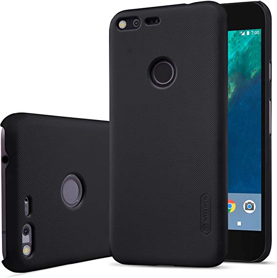 Google Pixel 3a XL Case, Nillkin Frosted Shield Hard Slim Case Back Cover for Google Pixel 3a XL - Black