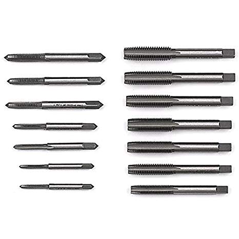 Craftsman 14pc metric tap set Black