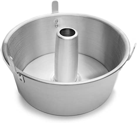 Fox Run 4795 Loose Bottom Angel Food Cake Pan, Aluminum, 10.75-Inch