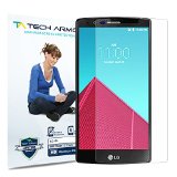 Tech Armor LG G4 High Defintion HD Clear Screen Protectors - Maximum Clarity and Touchscreen Accuracy 3-Pack Lifetime Warranty