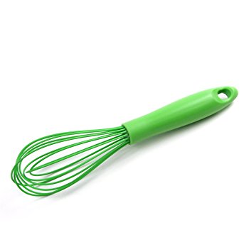 Chef Craft Premium Silicone Wire Whisk, 10.75", Green