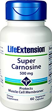 Life Extension Super Carnosine 500mg, 60 Vegetarian Capsules