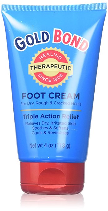 Gold Bond Triple Action Foot Cream, Net wt 4oz, (6 Count)