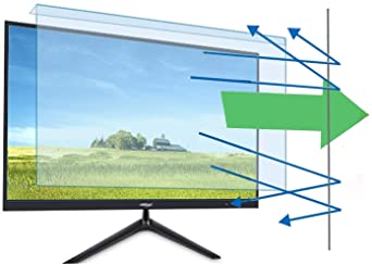 32 inch VIUAUAX Anti-Blue Light Monitor - TV Screen Protector and Damage Protection Panel (W 28.74"*H17.32") Eye Protection Blue Light Protector Blocks Reduce Eye Fatigue and Eye Strain for 32” LCD, LED, OLED & QLED 4K HDTV