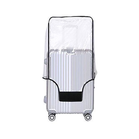 Yotako Clear PVC Suitcase Cover Protectors 24 28 30 Inch Luggage Cover for Wheeled Suitcase