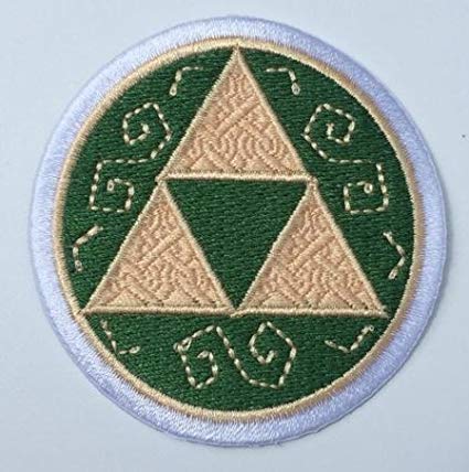 Complete Triforce Iron-Patch Applique Legend of Zelda