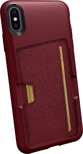 Silk iPhone XS Max Wallet Case - Wallet Slayer Vol. 2 [Slim Protective Kickstand CM4 Q Card Case Grip Cover] - Red Rover Red Rover