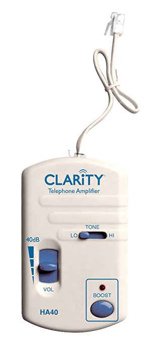 Clarity CLARHA40 Portable Telephone Handset Amplifier
