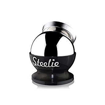 Rotation Magnetic Car Mount Cell Phone Holder Kit Ultra Strong Quad Neodymium Core Steelie Car Dashboard Stand for iphone Samsung Smartphone, Tablet, GPS, Kitchen, Desk and Any Flat Surface (Steelie)