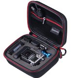 Smatree SmaCase G75- Small Case for Gopro hero gopro Hero 4332 and Accessories 68 x27 x5 - with Excellent Cut Foam Interior