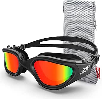 ZIONOR Swim Goggles, G1 Polarized Swimming Goggles Anti-Fog for Adult Men Women