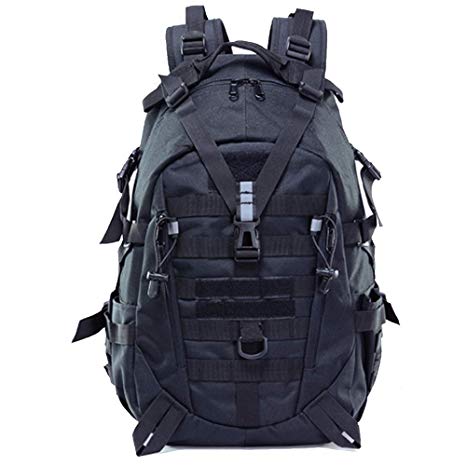 LHI Tactical Backpack 900D with Reflector 40L for Daily Use Outdoor Activities