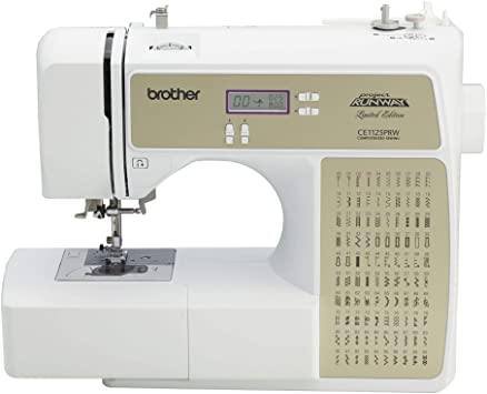 Brother RCE1125PRW Refurbished 100 Stitch Computerized Sewing Machine, White