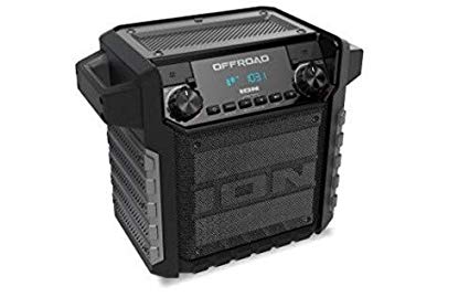 ION IPA67 Offroad IPX4 Portable Bluetooth 50 Watt PA AM/FM Radio WithMic Black/Yellow