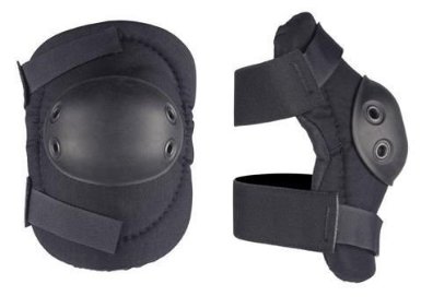 ALTA 53010.00 AltaFLEX Elbow Protector Pad, Black Cordura Nylon Fabric, AltaGrip Fastening, Flexible Cap, Round, Black