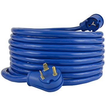 Conntek 14361 30A RV Extension Cord, Blue (25-Feet)