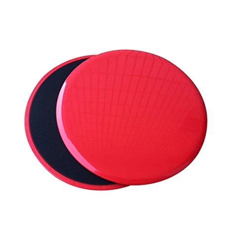 Gliding Discs Core Workout Exercise Sliders 4-FQ 2 Dual Sided Gliding Sliding Discs for Core Fitness, Ultimate Core Trainer, Gym, Carpet and Hardwood Floors Home Abdominal Exercise Equipment