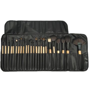 Proffessional Makeup Brushes, Set of 24, Great for Highlighting and Countouring, By Beauty Bon