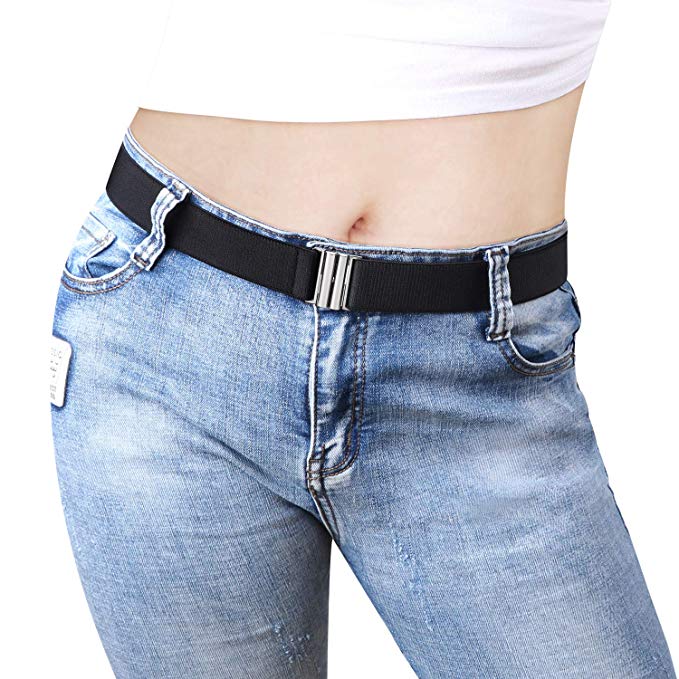 Womens Invisible Belt Comfortable Elastic Adjustable No Show Web Belt For Women Or Men By JASGOOD