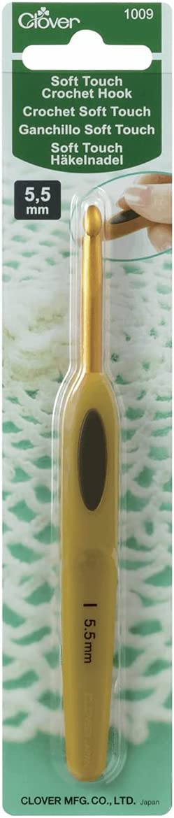 Clover Soft Touch Crochet Hook-size I9/5.5mm