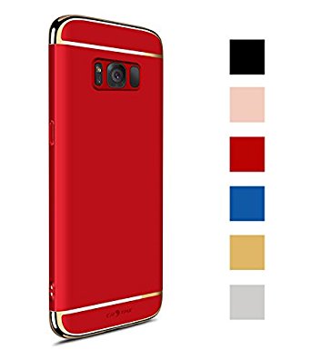 Galaxy S8 Case Back Cover, Ultra Slim & Rugged Fit Shock Drop Proof Impact Resist Protective Case for Samsung Galaxy S8 - Red