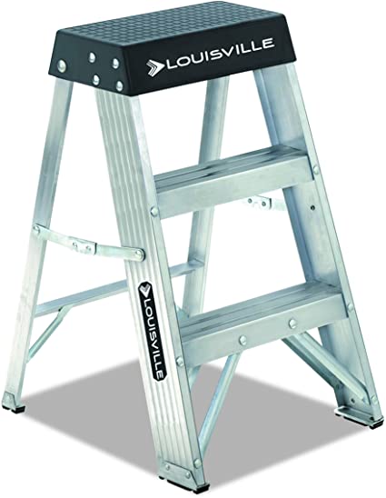Louisville Ladder AS3002 300-Pound Duty Rating Aluminum Stepladder, 2-Foot