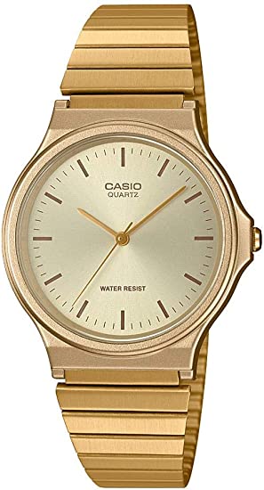 Casio Men's MQ-24G-9ECF Casual Classic Analog Display Quartz Gold Watch