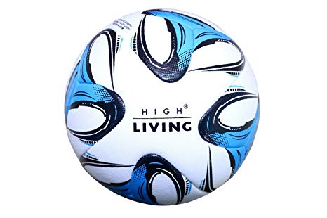 HIGH LIVING Soccer Ball Size 5 Thermal Bonded Top Match Training Quality Professional Team Indoor & Outdoor Anti Slip