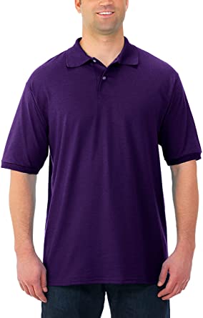 Jerzees Mens Spot Shield Short Sleeve Polo Sport Shirt