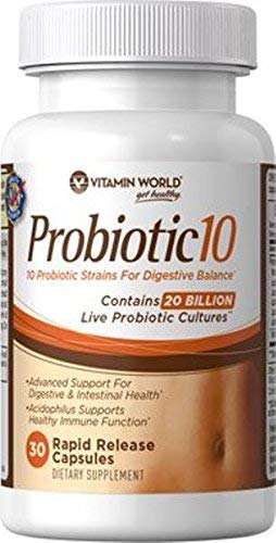 Vitamin World Probiotic 10 30 Capsules