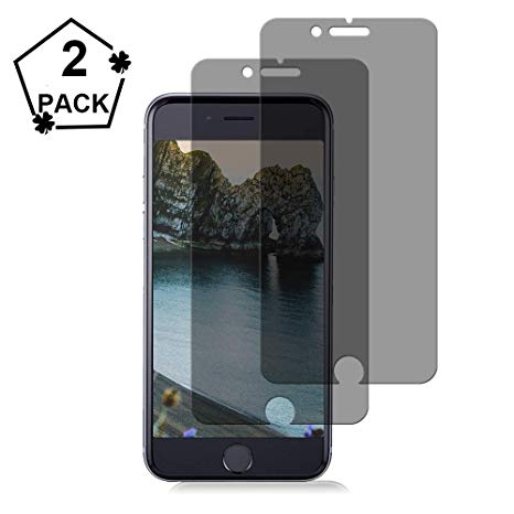 [2-Pack] iPhone 8/7/6 Privacy Screen Protector Loopilops Premium Anti-Spy Tempered Glass Film Compatible with iPhone 8/7/ 6 4.7 Inch-Anti-Spy