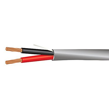 20 AWG 2/C Str CMR Riser Rated Non-Shielded Sound & Security Cable - 1000 Feet - EWCS Spec - Made in USA!