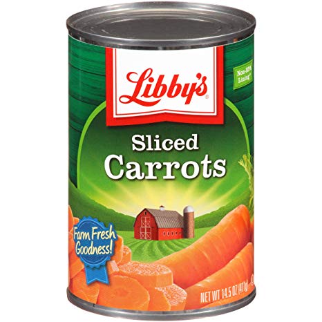 Libby's Sliced Carrots, 14.5-Ounce Cans (Pack of 12)