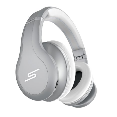 SMS Audio STREET by 50 Wired Over-Ear Active Noise Cancelling Headphones - Silver