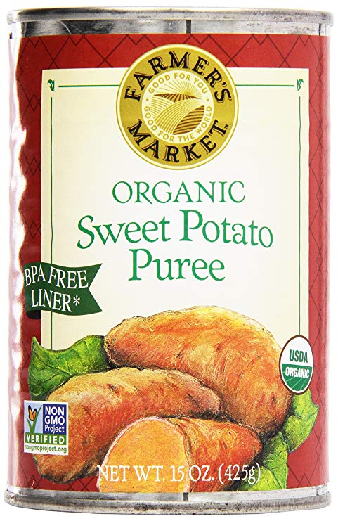 Farmer's Market Organic Sweet Potato Puree, 15 oz