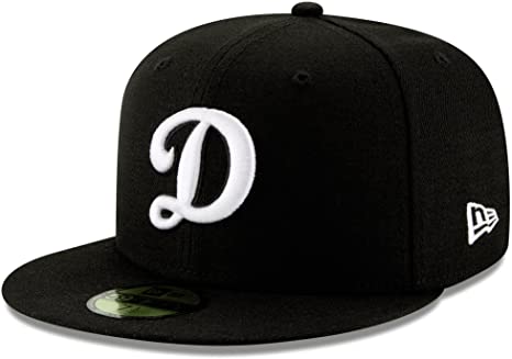 100% Authentic NWT, Los Angeles LA D Dodgers Black Hat, White Logo Very Rare Limited 95fifty Fitted Hat
