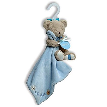 Carter's Plush Bear Security Blanket- Blue