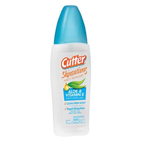 Cutter 54010 Skinsations 6-Ounce Insect Repellent Pump Spray 7-Percent DEET, Case Pack of 1