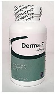 Vitality Systems / Sogeval Labs Derma-3 Softgels for Large Breeds, 250 Capsules