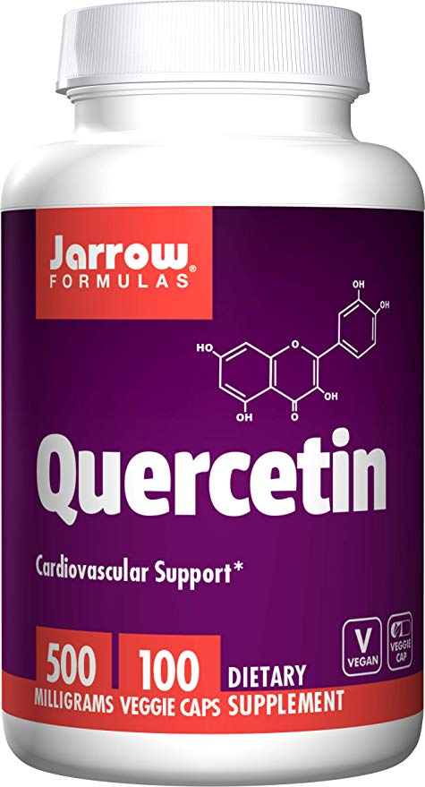 Jarrow Jarrow Formulas Quercetin, Cardiovascular Support, 500 mg, 100 Veggie Caps