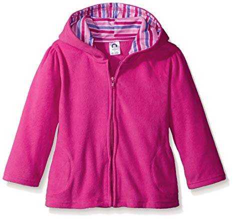 Gerber Baby Girls' Hooded Micro Fleece Jacket