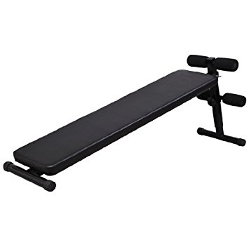 Soozier Deluxe Portable Ab Decline Sit Up Bench - Black